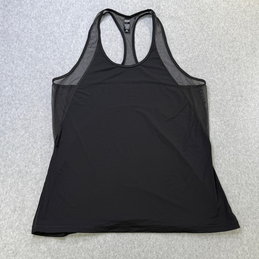 Victoria’s‎ Secret Sport Black Mesh Racerback Tank Top Women’s Small